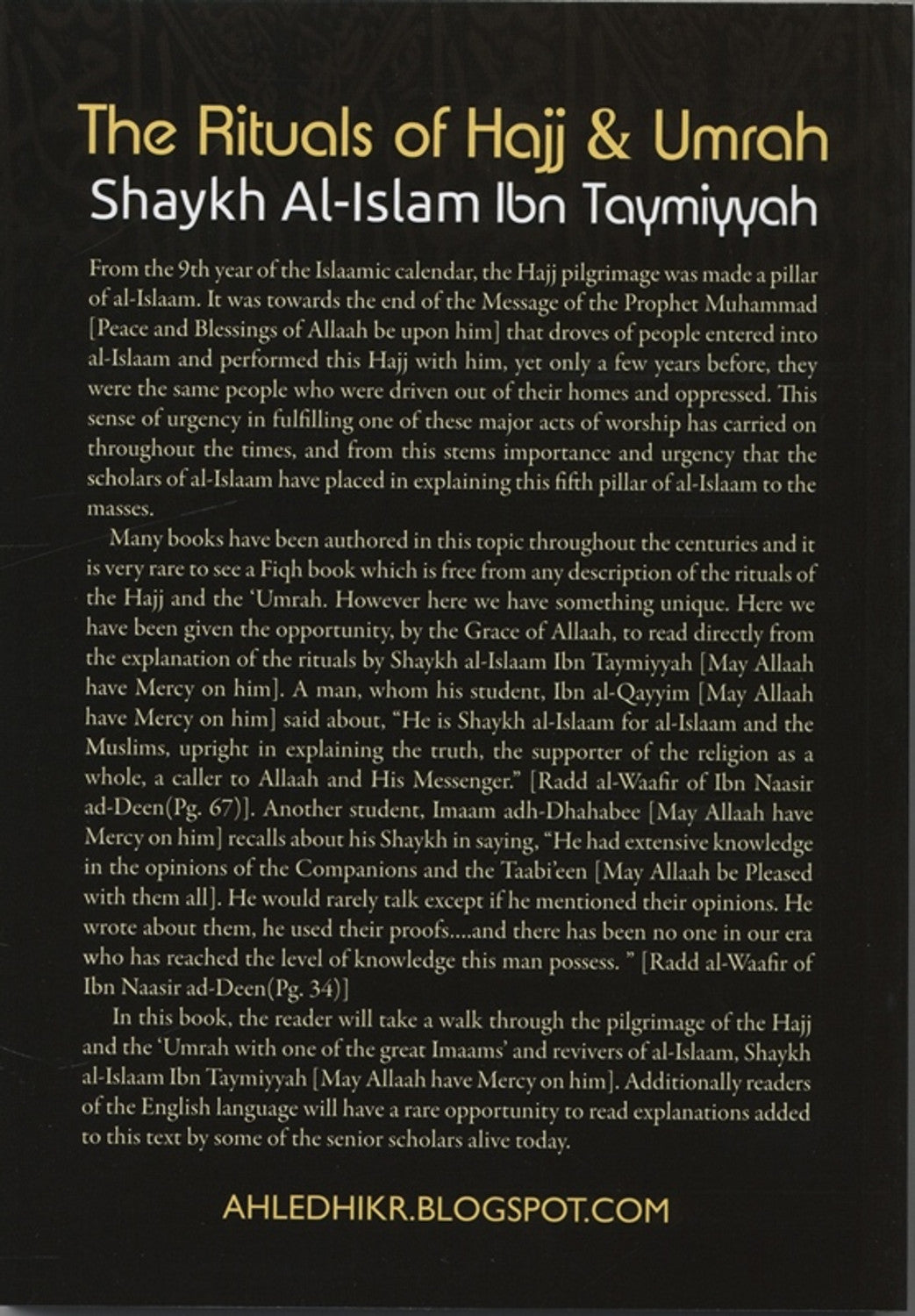 The Rituals of Hajj and Umrah