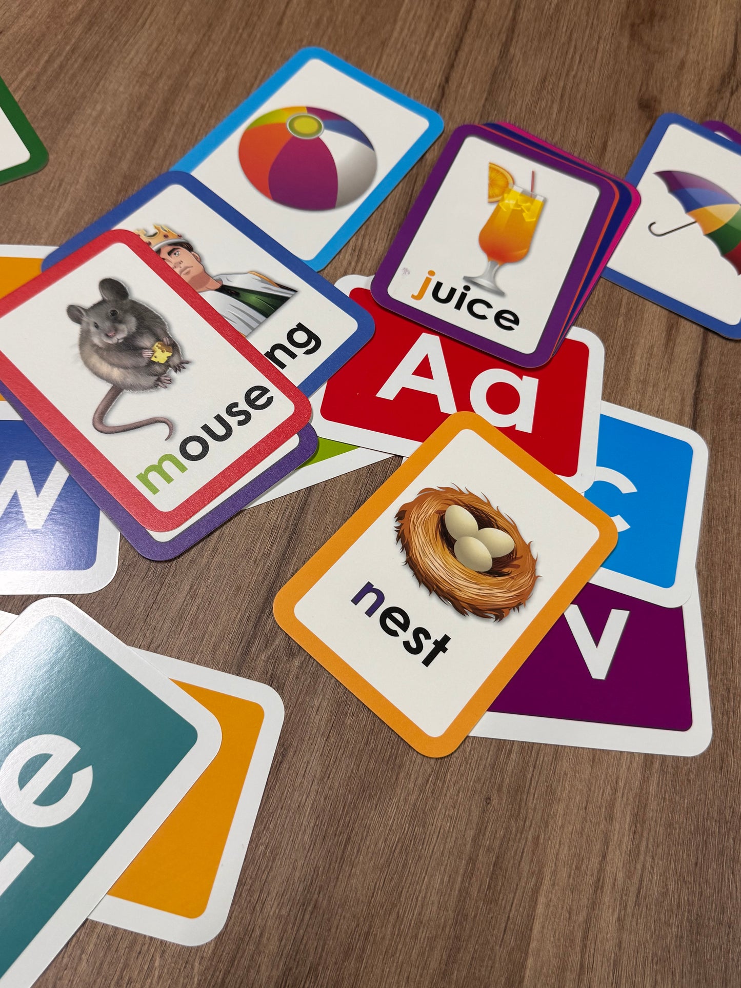English Letters Flashcards – 36-Piece Alphabet Learning Set