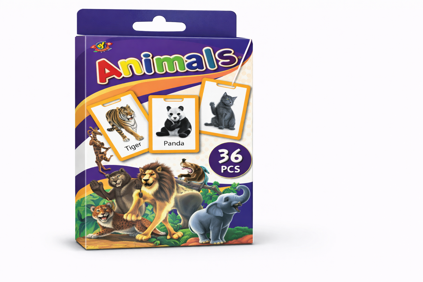 Animals Flashcards – 36-Piece Learning Set