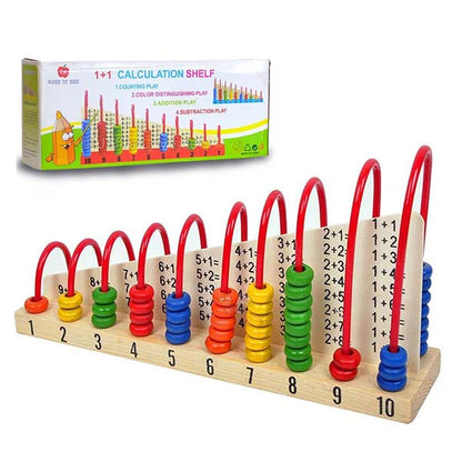 Wooden Abacus Calculation Shelf [6503-25]