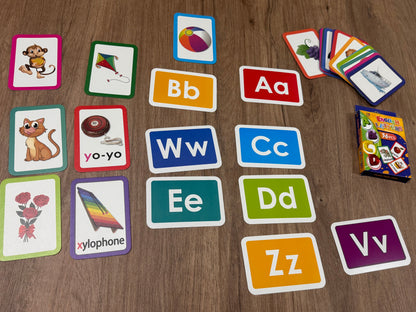English Letters Flashcards – 36-Piece Alphabet Learning Set