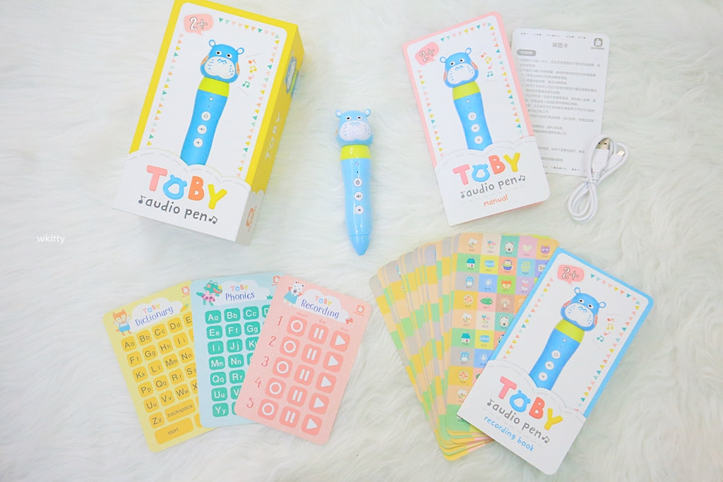Toby Audio Pen and Talking English book set – Interactive Learning Set [51107-18]