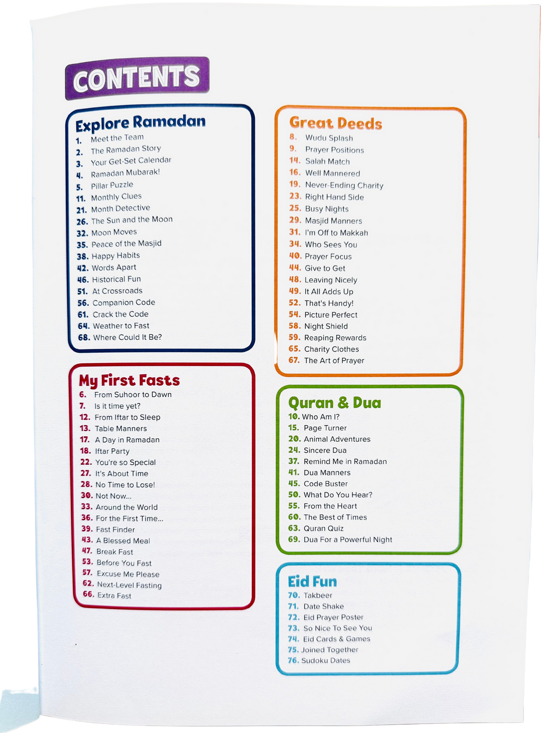 Ramadan Activity Book (Big Kids)