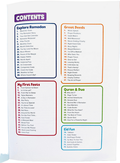 Ramadan Activity Book (Big Kids)