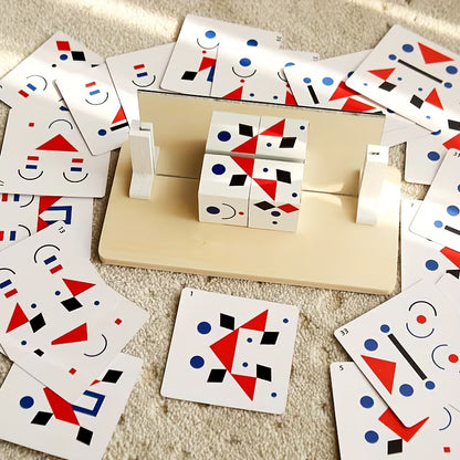Mirror Image Building Blocks Puzzle [6506-10]