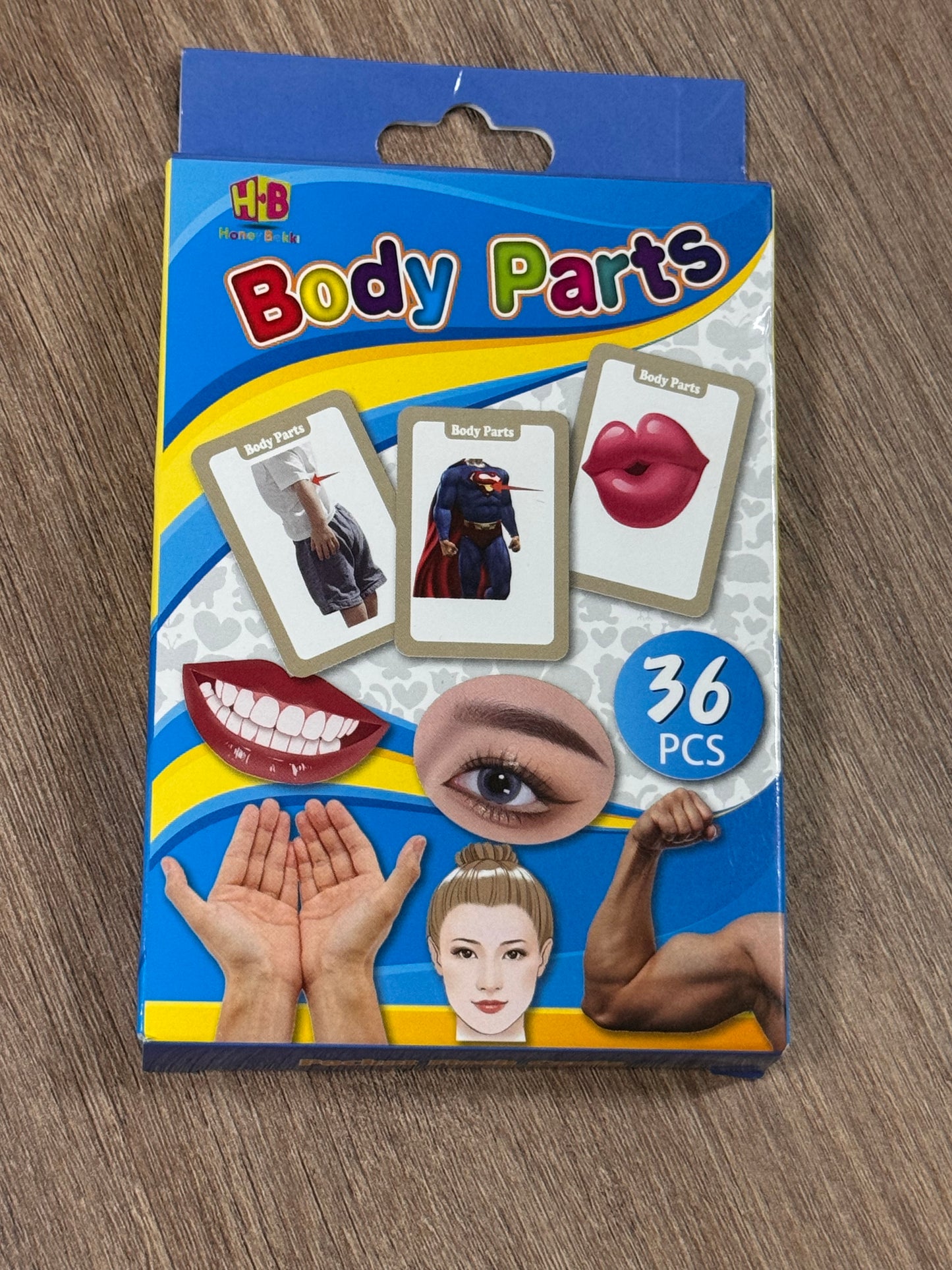 Body Parts Flashcards – 36-Piece Vocabulary Learning Set [51107-12]