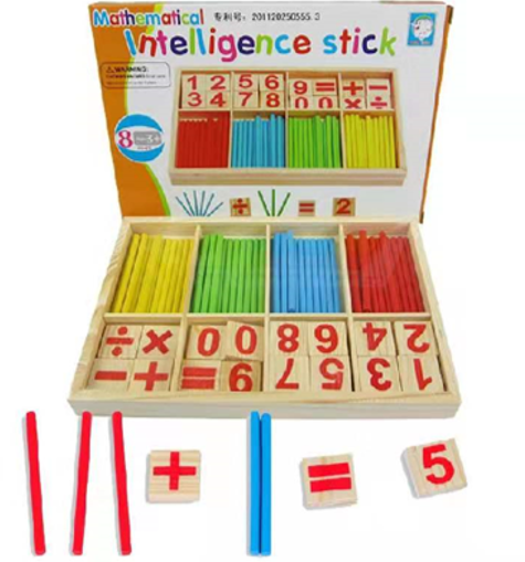 Wooden Mathematical Intelligence Sticks Set [6503-14]