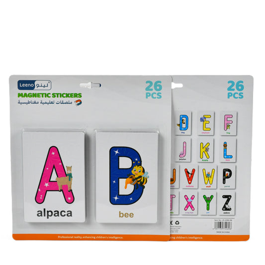Magnetic Cards - English Alphabets with Pictures (26 Pieces)[51103-10]