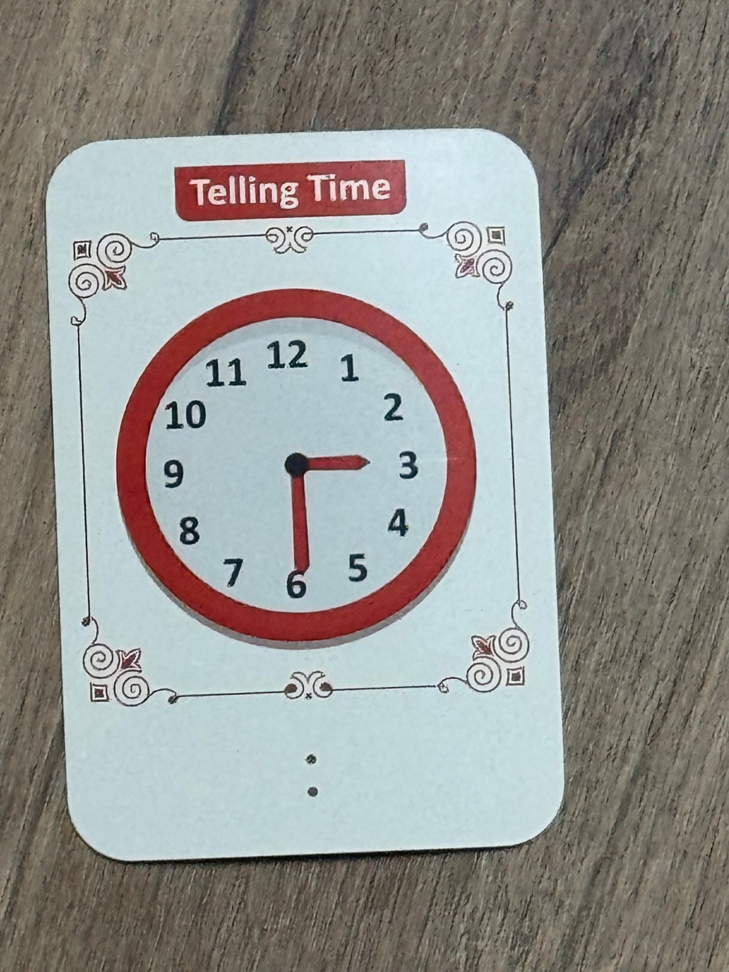 Telling Time Flashcards – 36-Piece Clock & Time Learning Set