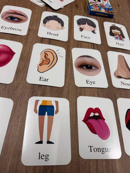 Body Parts Flashcards – 36-Piece Vocabulary Learning Set [51107-12]