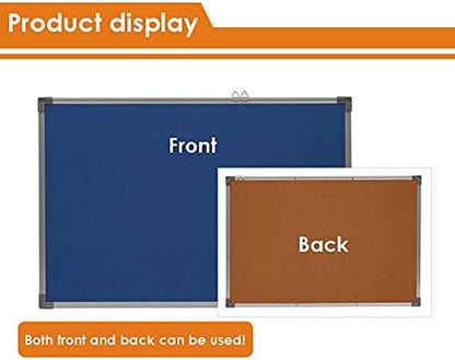 Notice Board with Aluminium Frame 60x90 – Pin Display Board [51103-8]