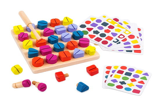 Rainbow Nut Shape Board [6503-22]