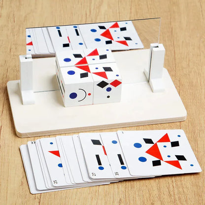 Mirror Image Building Blocks Puzzle [6506-10]