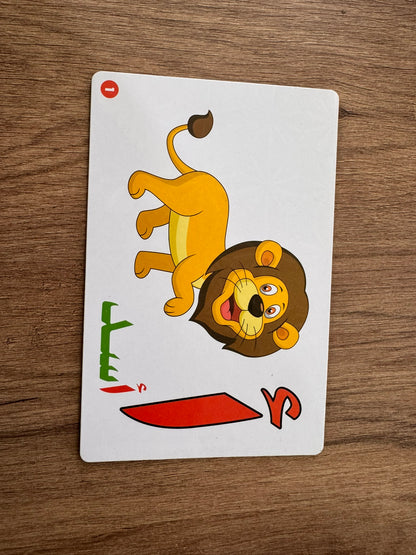 Magnetic Cards - Arabic Letter With Pictures [Rectangular] [51103-15]