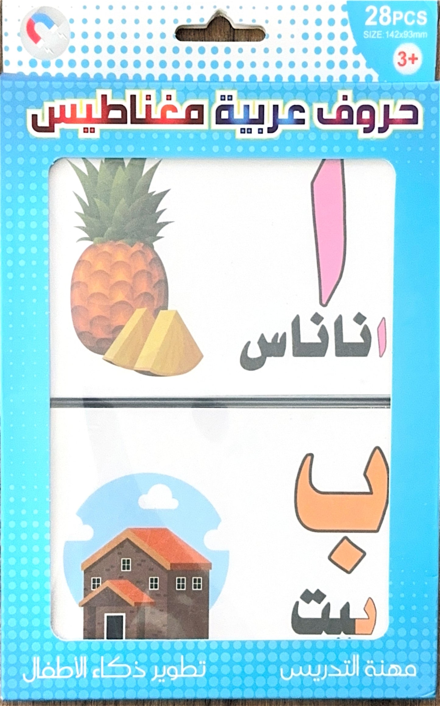 Magnetic Cards - Arabic Letter With Pictures [Rectangular] [51103-15]