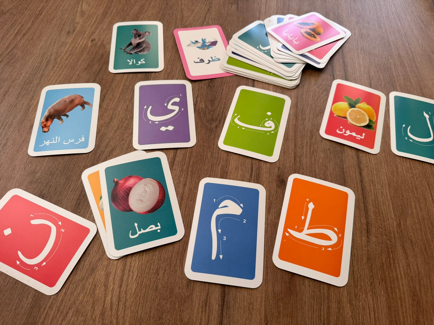 Arabic Letters Flashcards – 36-Piece Alphabet Learning Set [51107-12]