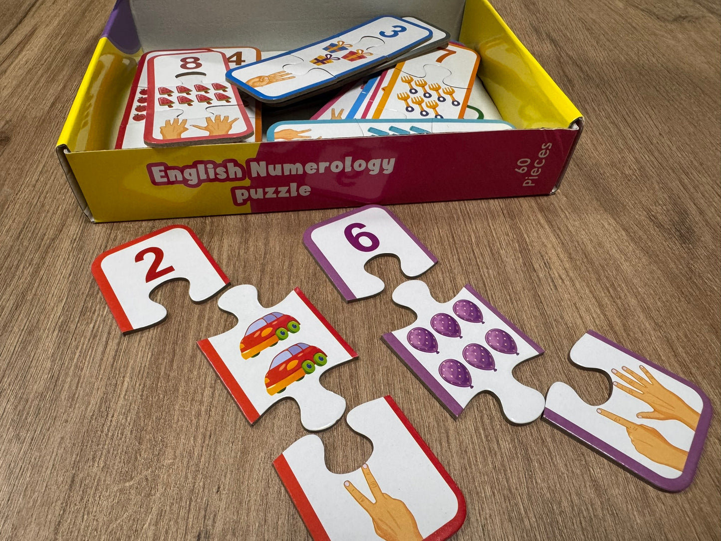 English Numerology Puzzle (60 Pieces) [51107-15]