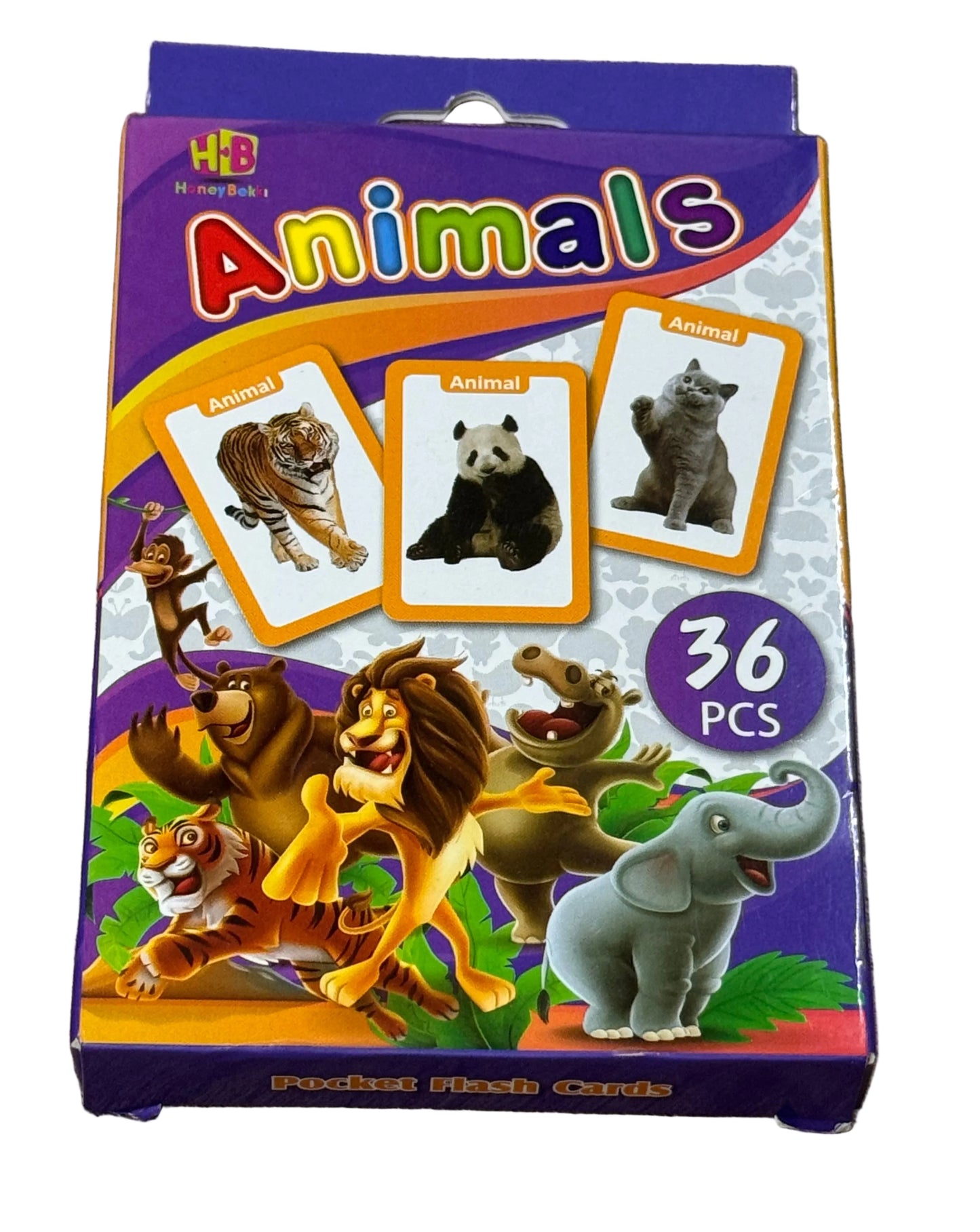 Animals Flashcards – 36-Piece Learning Set [51107-12]