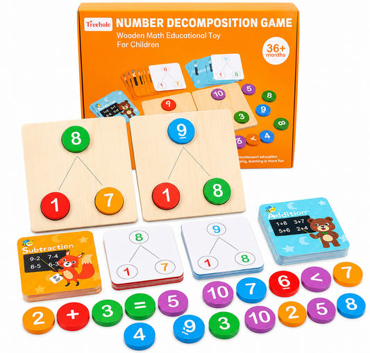 Wooden Number Decomposition Game [6506-1]