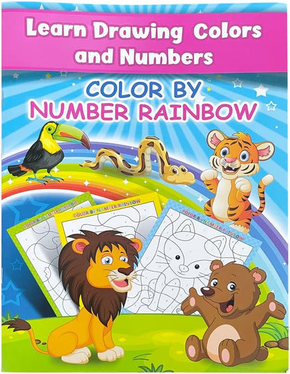 Coloring Book by Number (Collection of 4) [6505-18]