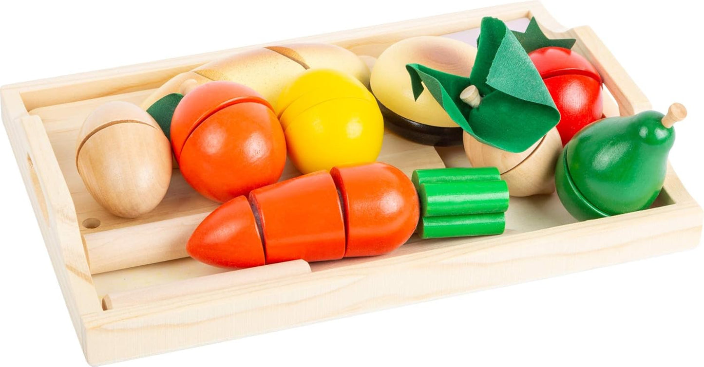 Little Chef Wooden Cutting Fruits and Vegetables Toy [51103-34]