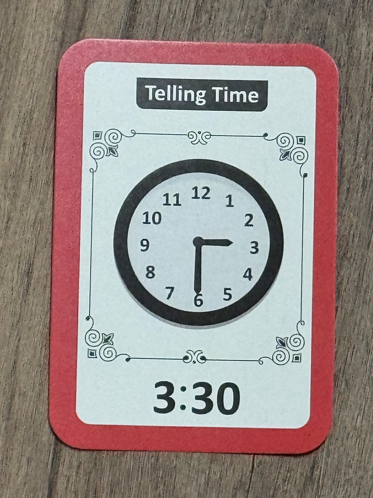 Telling Time Flashcards – 36-Piece Clock & Time Learning Set