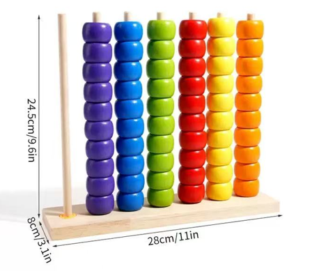 Montessori Sorting, Stacking & Counting Beads and Abacus [6506-14]