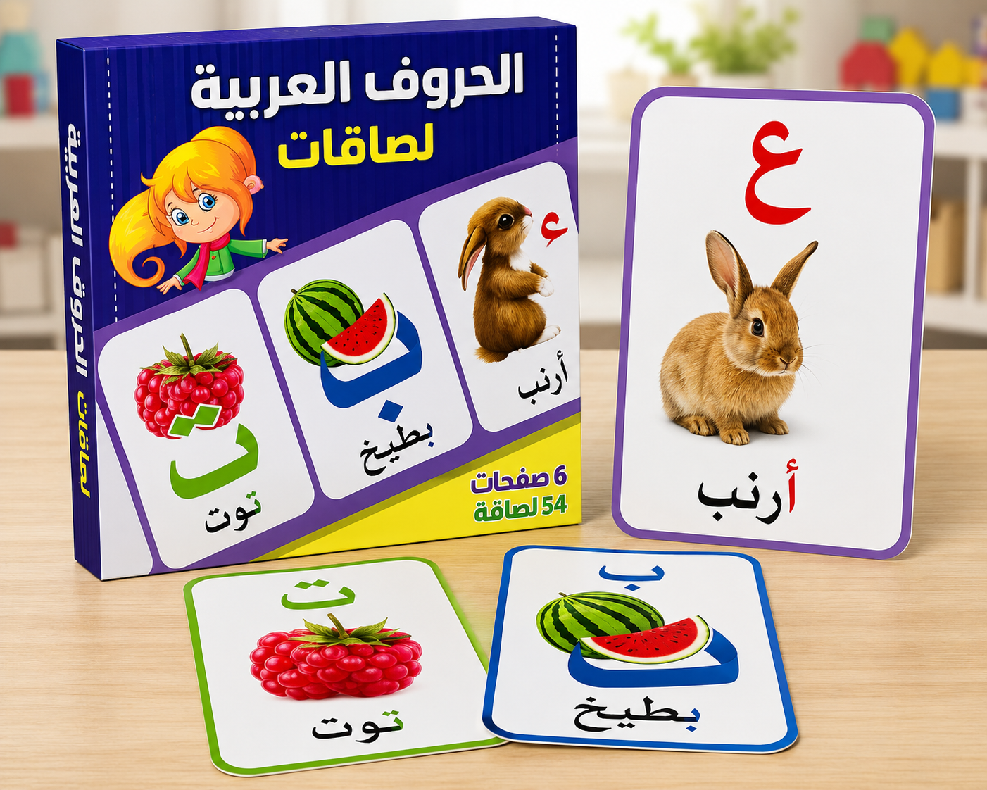 Arabic Flash Card - Alphabet [6505-11A]