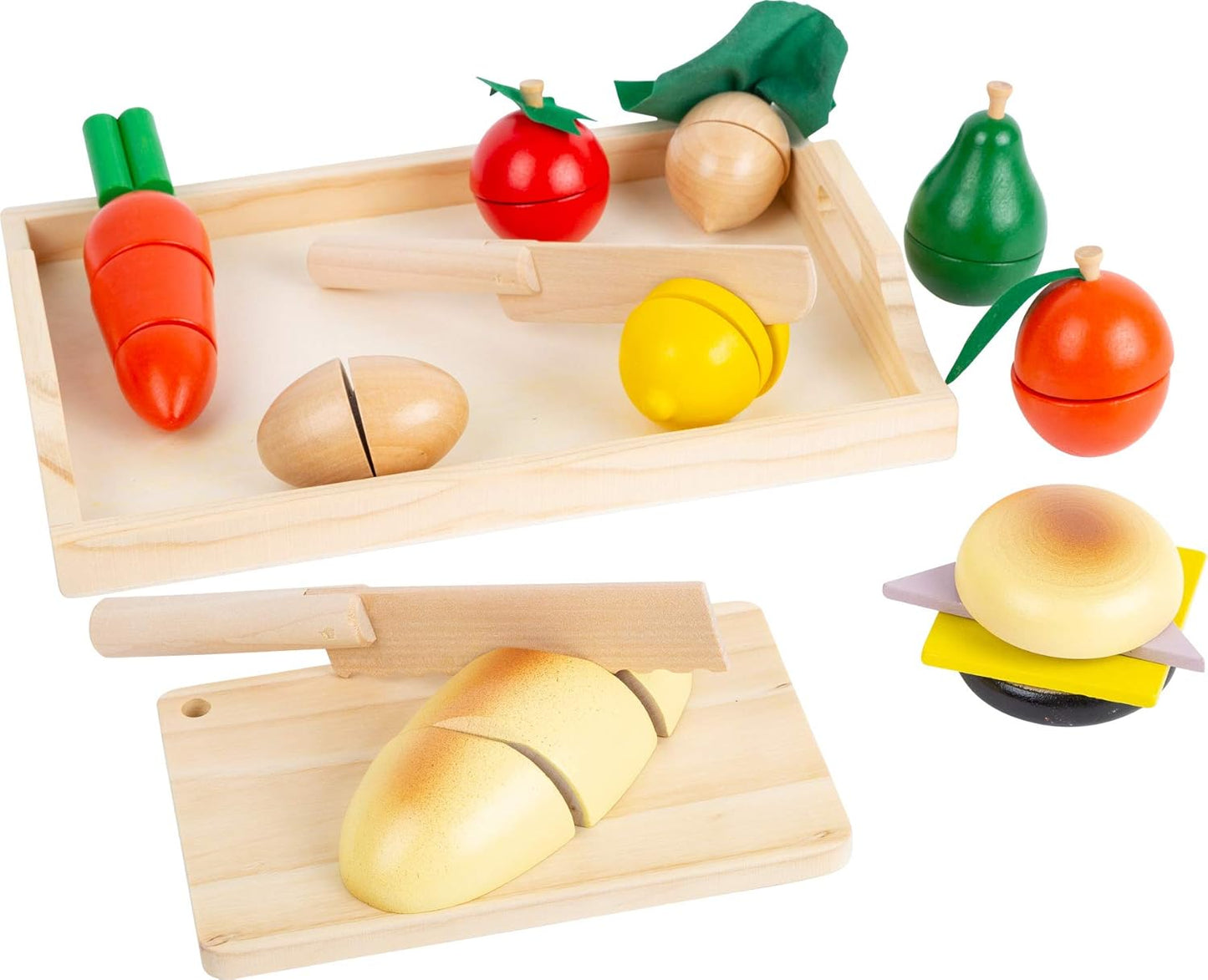 Little Chef Wooden Cutting Fruits and Vegetables Toy [51103-34]