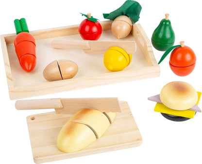 Little Chef Wooden Cutting Fruits and Vegetables Toy [51103-34]