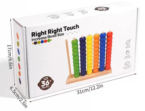 Montessori Sorting, Stacking & Counting Beads and Abacus [6506-14]