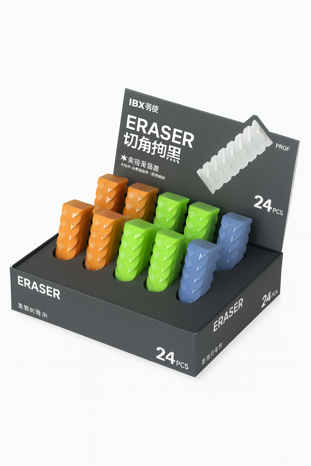 Textured Precision Eraser – Cut-Edge Design (1 Piece) [51110-5]