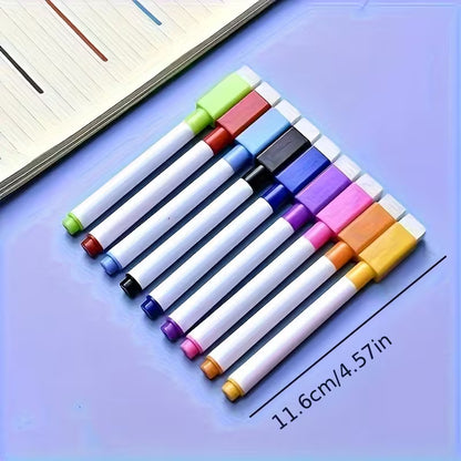 Dry Erase Whiteboard Pen Markers Colours – Pack of 8 [51103-32]