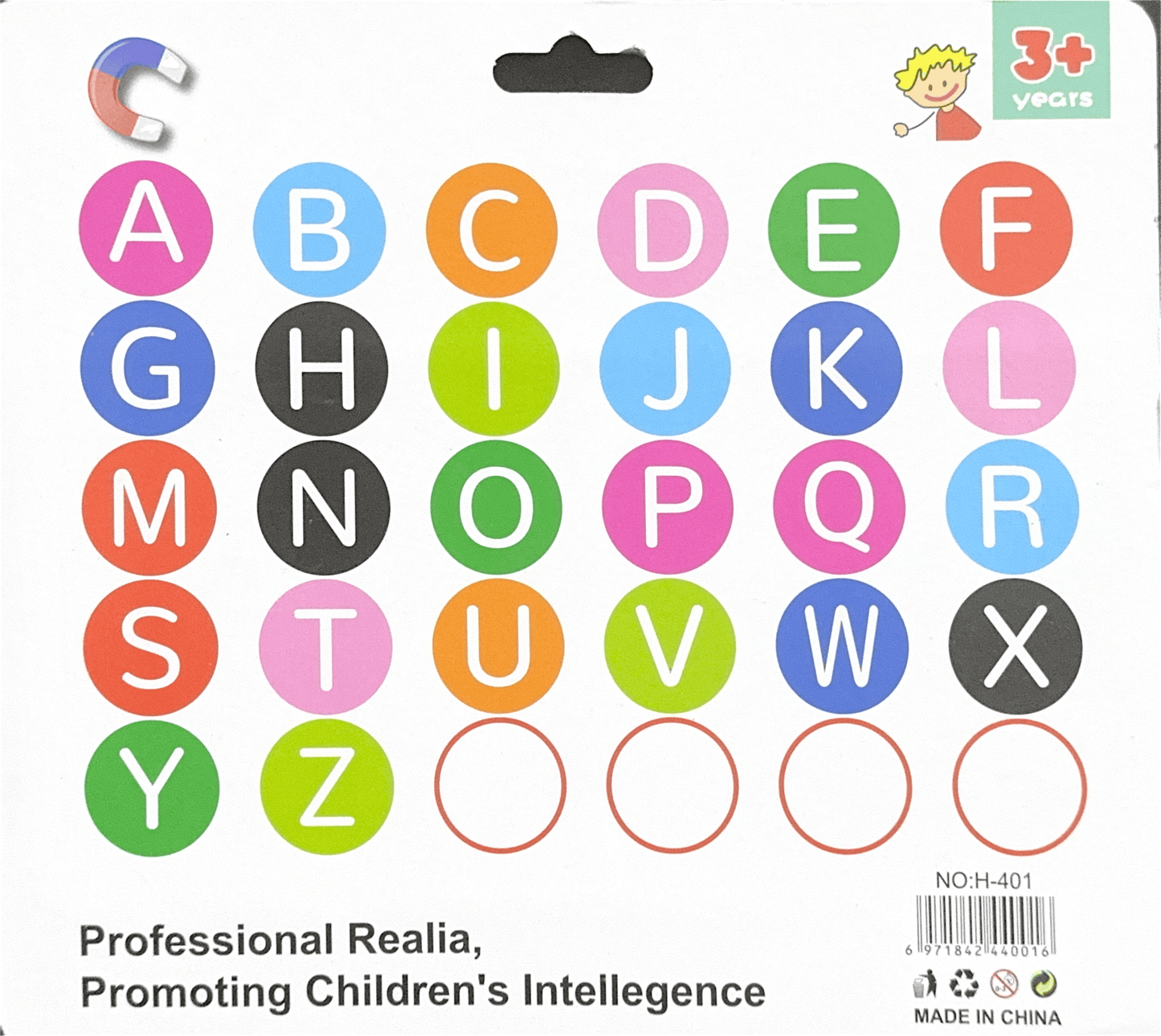 Magnetic Cards - English Alphabets (30 Pieces)[51103-25]