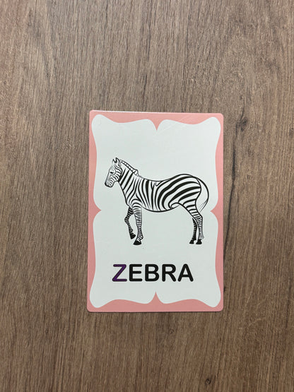 Letter Stroke Flashcards Set – Trace, Wipe & Vocab [51103-14]