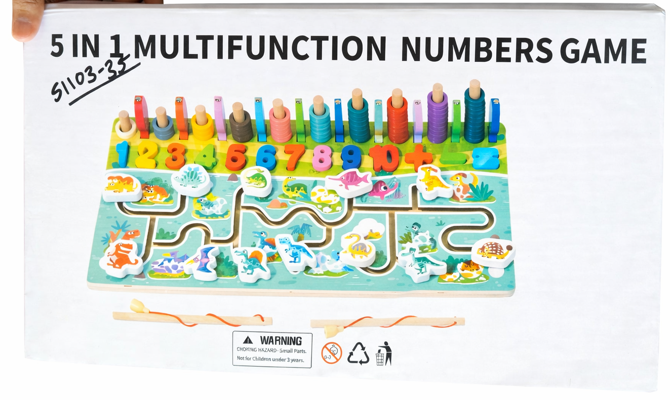 5-in-1 Multifunction Numbers Learning Board [51103-35]