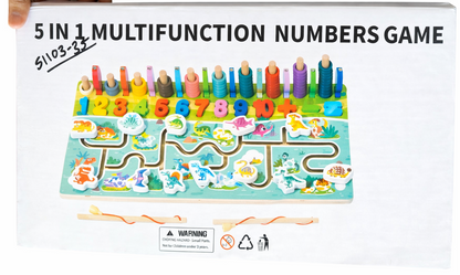5-in-1 Multifunction Numbers Learning Board [51103-35]