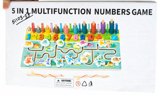 5-in-1 Multifunction Numbers Learning Board