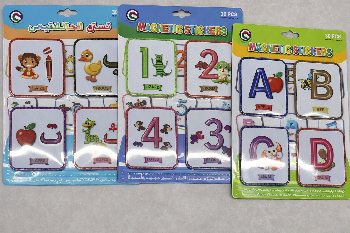 Magnetic Learning Cards Set – 6 Educational Types for Kids 🔤🔢🎨 [51103-27]