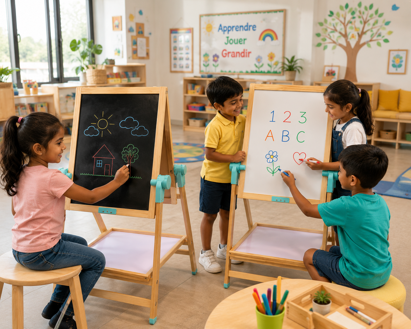 Kids Writing Drawing Board - Double-Sided [51103-33]