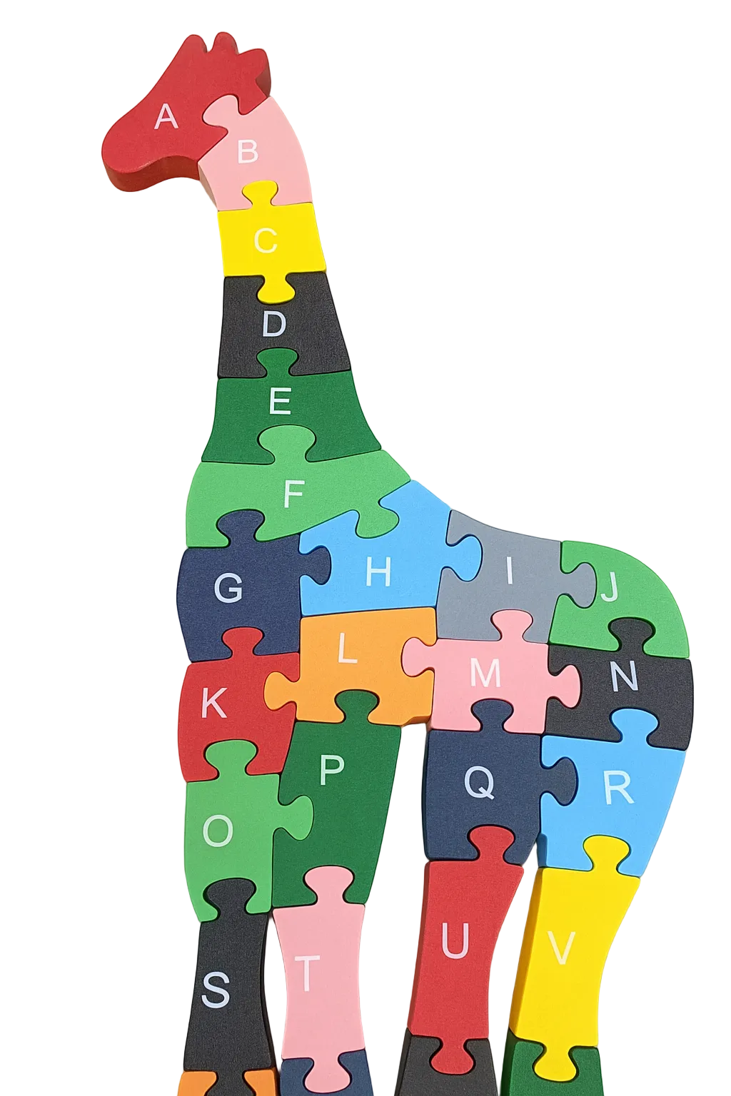Double-Sided Wooden Puzzle Set – Numbers (1–26) & Alphabet (A–Z) [51106-5]