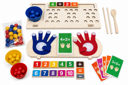 Arithmetic Decomposition Clip Beads (Maths, Counting) [6506-13]