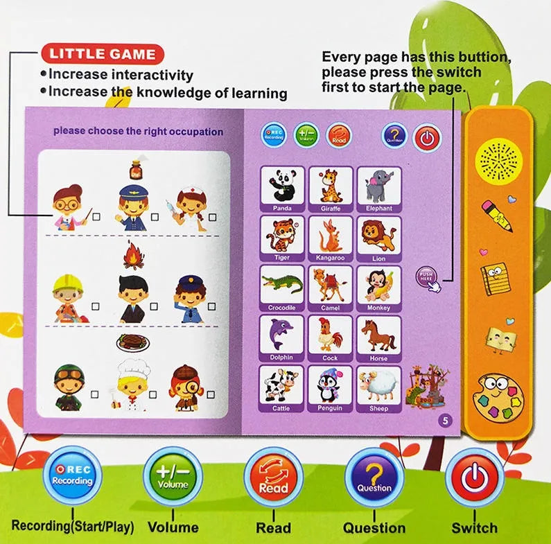 Interactive English Audio Learning Book (3+ Years) [51104-25]