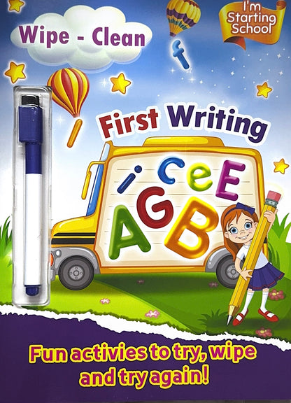 First Writing Wipe-Clean Practice Book [51104-21]