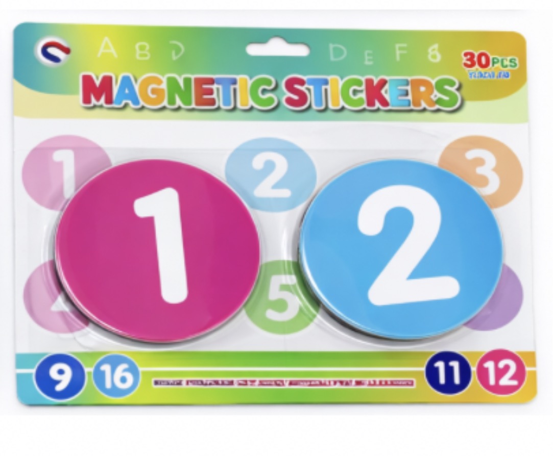 Magnetic Cards - English Numbers [51103-25]