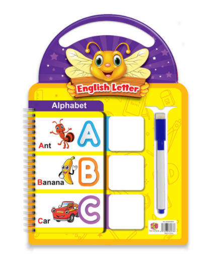 English Letter Wipe-Clean Learning Book [51104-18]