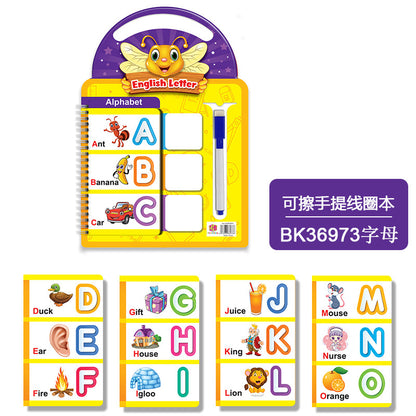 English Letter Wipe-Clean Learning Book [51104-18]