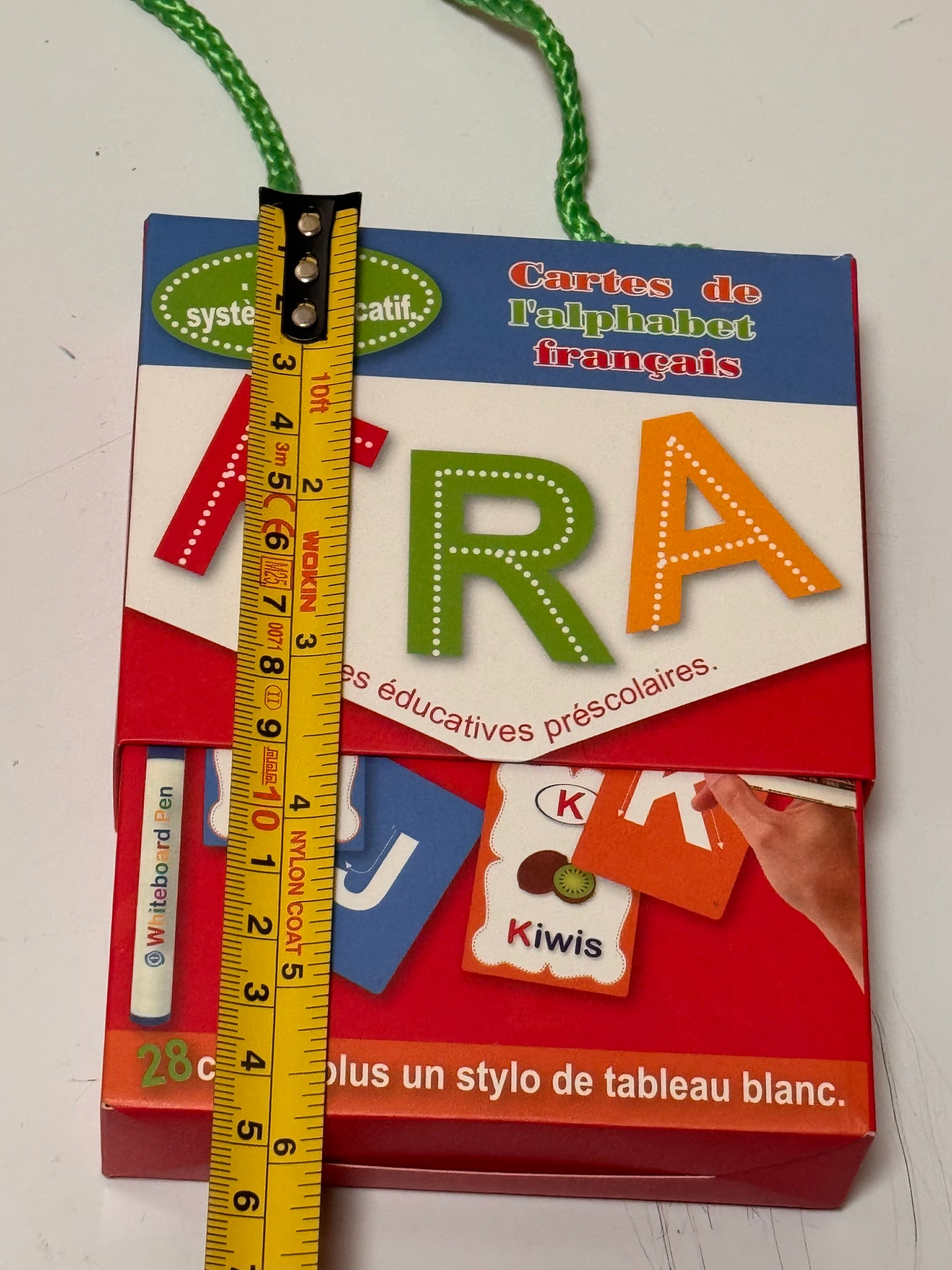 French Letter Stroke Flashcards Set – Trace, Wipe & Vocab [6505-16A]