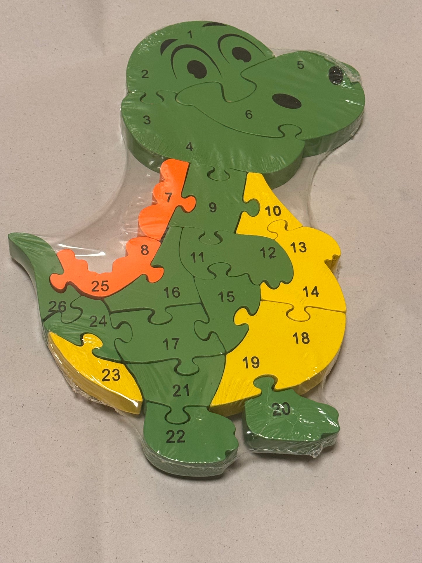 Double-Sided Wooden Puzzle Set – Numbers (1–26) & Alphabet (A–Z) [51106-5]