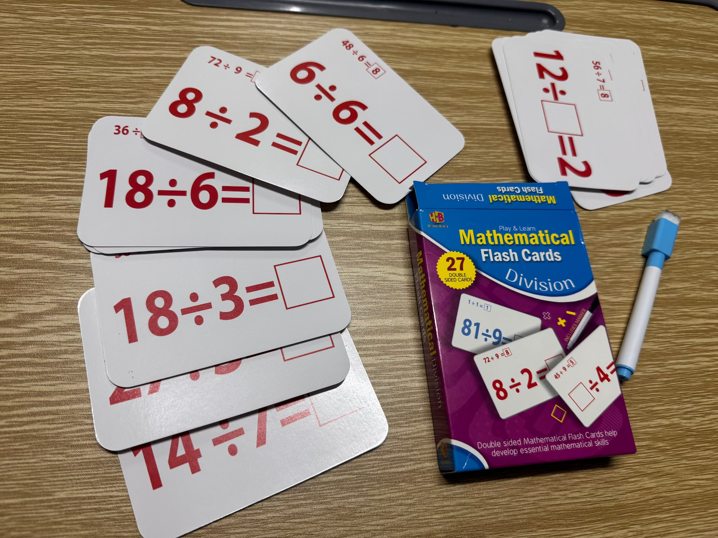 Maths Flash Cards – Division Practice Set [51104-13]